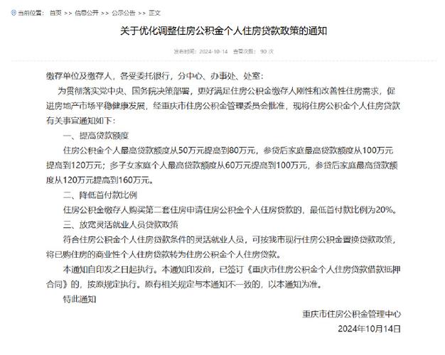 多地密集调整住房公积金政策，提高贷款额度与优化流程全面解析插图1