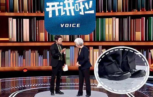 82岁女院士王志珍央视节目现场出洋相，鞋跟掉落引发全网热议插图