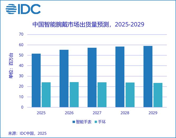 2025年前三季度全球腕戴设备市场出货量及排名情况插图2