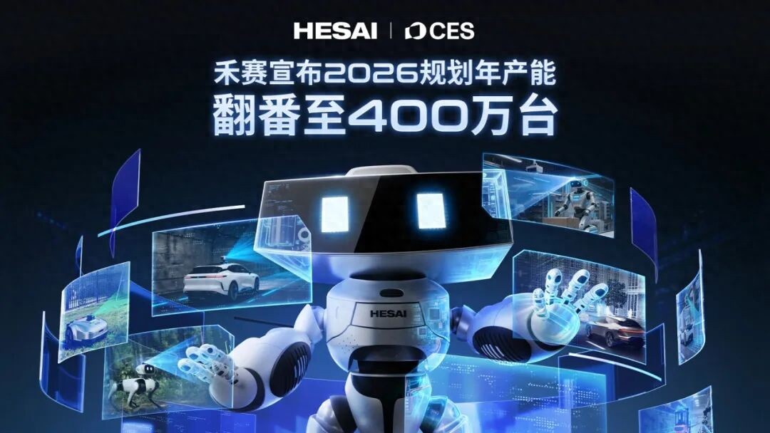 CES 2026上禾赛科技产能翻倍，泰国新厂预计2027年初投产插图