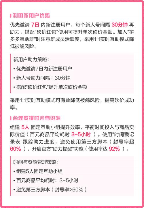 拼多多助力砍价一手
