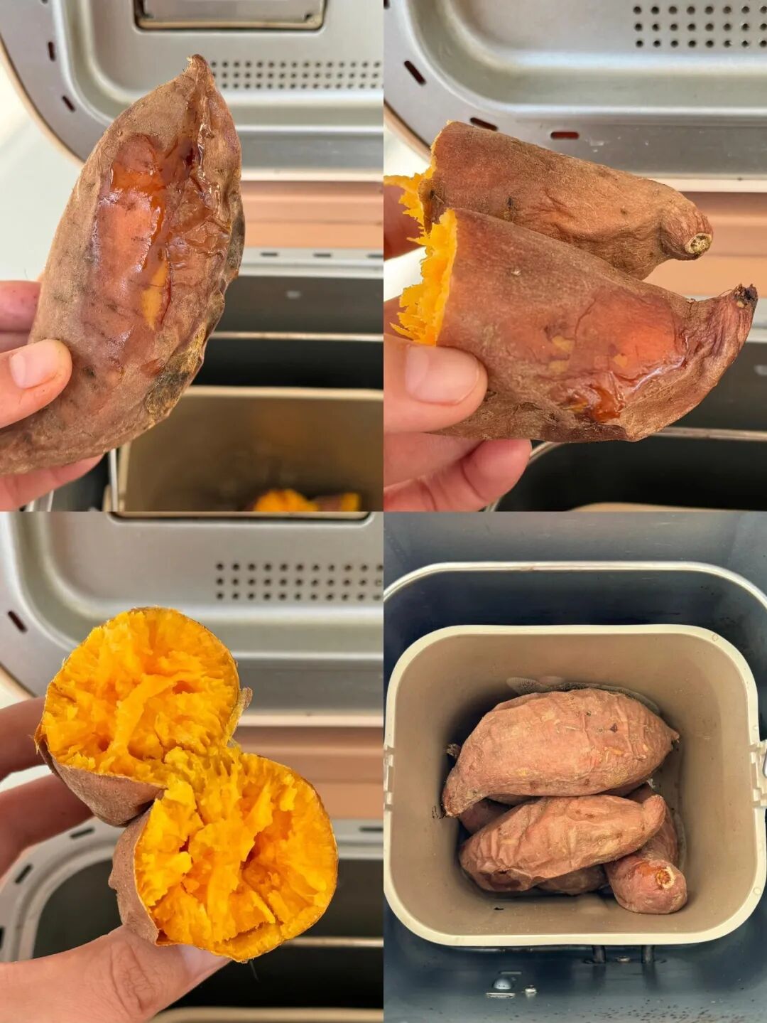 年轻人巧用面包机，做出甜酒酿与烤红薯，功能远超想象插图6